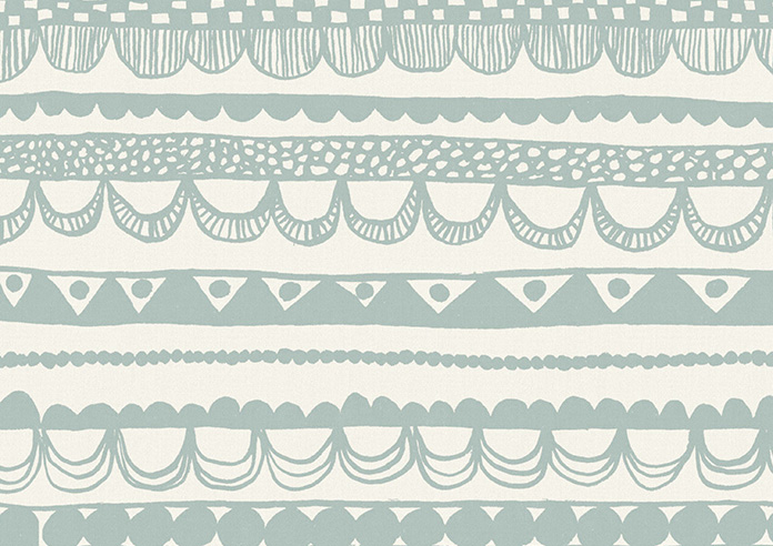 Bohemian, Crystal Blue - Roman Blind - Image 7